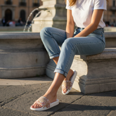 Lyon Style Chanclas Jeans - Fuente
