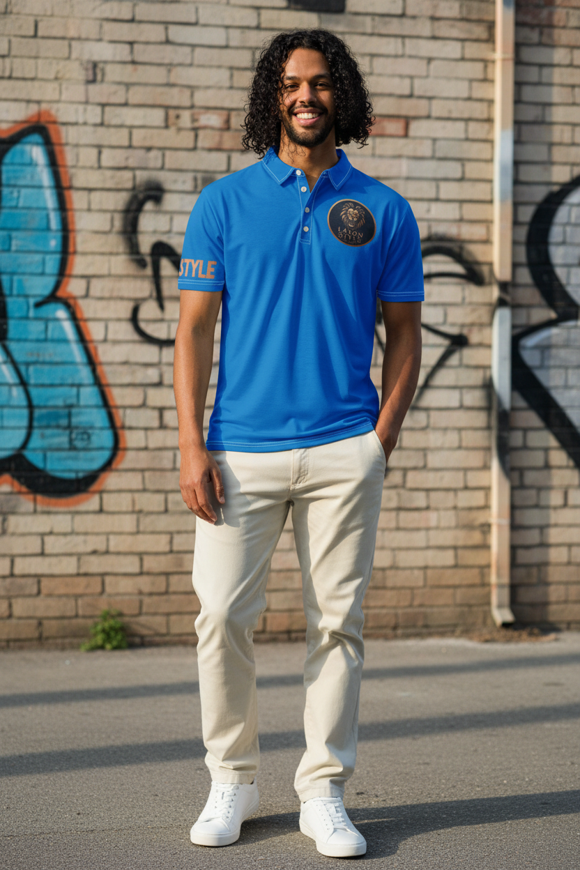 Lyon Style Polo - Graffiti